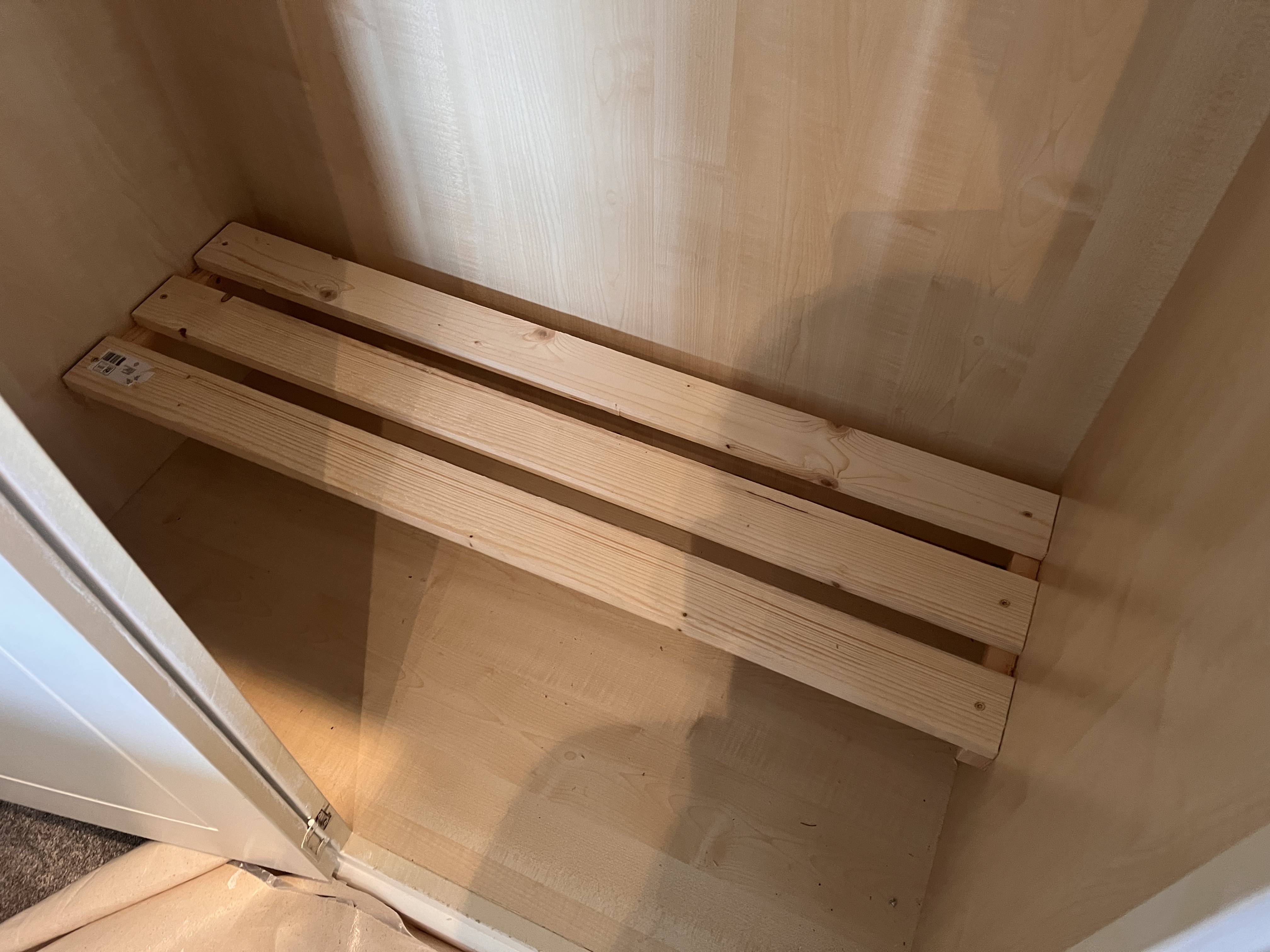 Shoe Rack Install